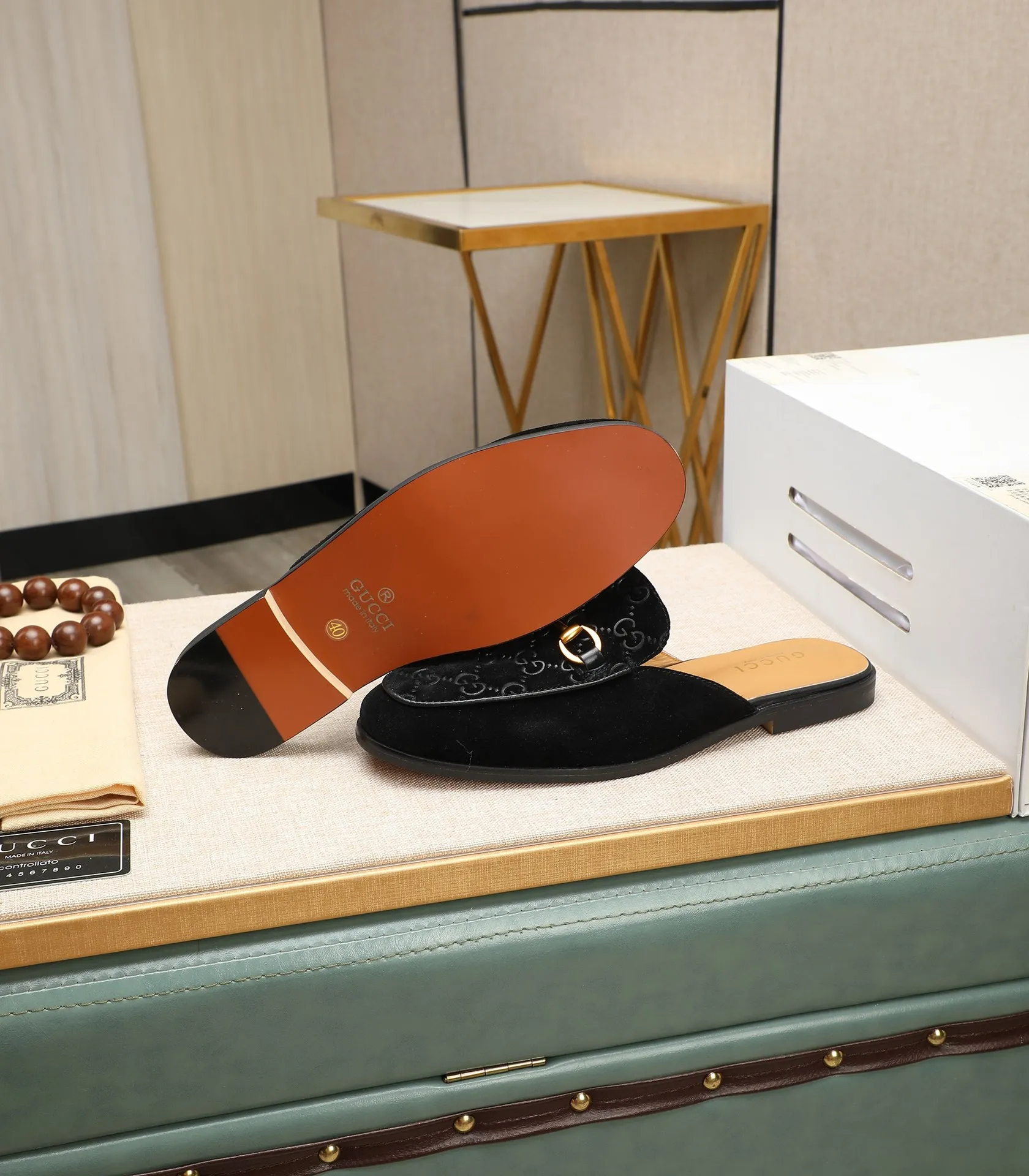 Men's clothing and shoes 💰380 (Gucci) The latest 🎁🎁 casual and fashionable men's shoes 👟 from the official website, hot style 💥 style is simple and elegant, exclusive for trendy men. Unique official website latest brand double G elements 👑 original Gucci decoration, fashionable and generous, original material original calfskin, ✅ fully imported first-layer pigskin lining, official website designated wear-resistant, lightweight original rubber casual outsole, counter classic model taken in kind, 38-44 black and white optional